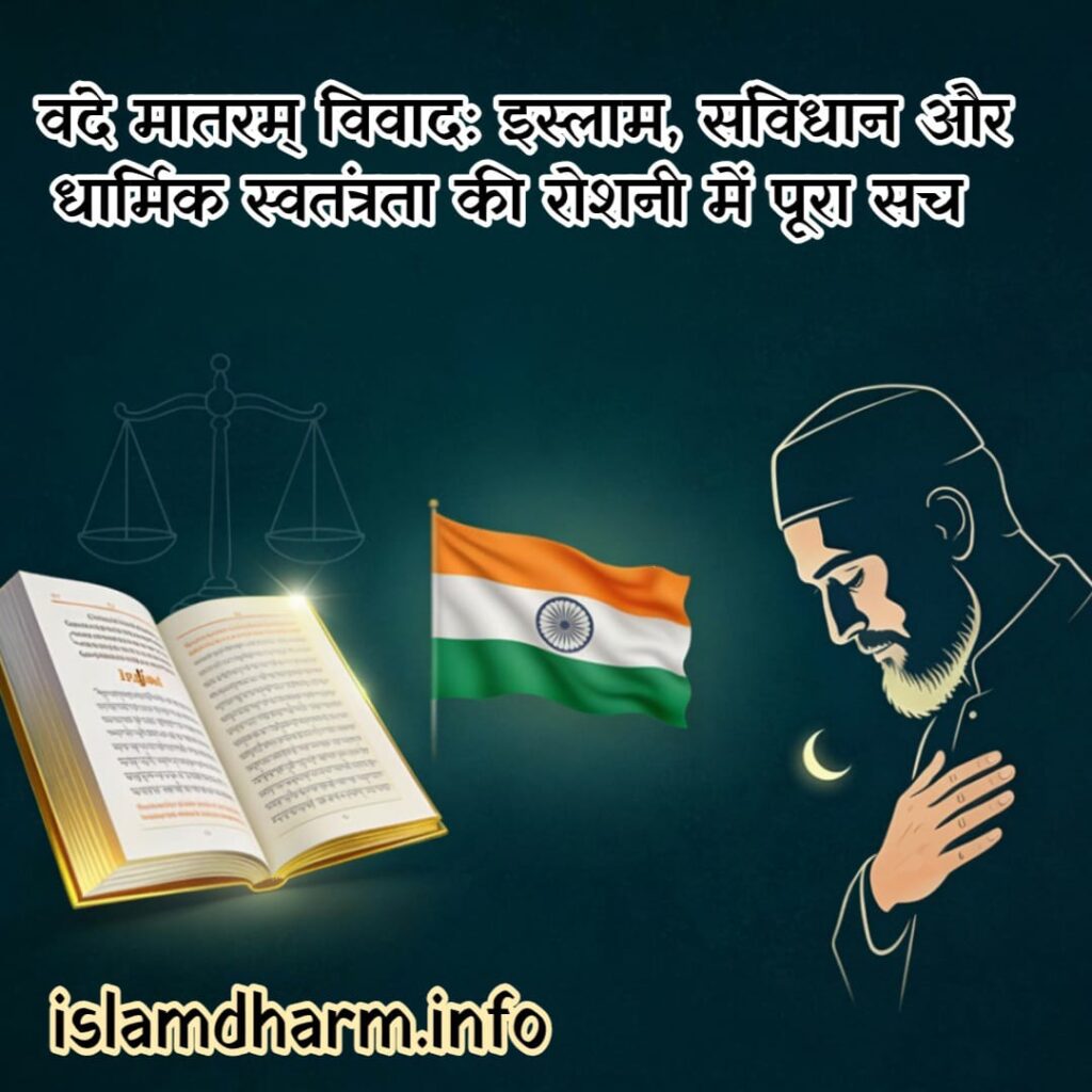 वंदे मातरम् विवाद इस्लाम, संविधान और धार्मिक स्वतंत्रता की रोशनी में पूरा सच